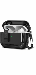 4kom.pl TECH-PROTECT CARBONOX MAGSAFE APPLE AIRPODS PRO 3 ČERNÁ