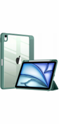 Strado Pouzdro z tvrdého krystalu pro iPad Air 11 6 GEN M2 2024 / 7 GEN M3 2025 - růžovo-zelené