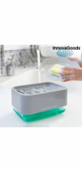 InnovaGoods Dávkovač mýdla Pushoap 2v1 dávkovač mycího prostředku na nádobí do kuchyňského dřezu