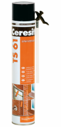 Ceresit Polyuretanová stavební pěna TS61, nízkotlaká, trubicová, 750 ml