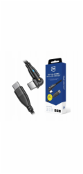 3mk kabel Hyper Cable N-SERIES C to C 2m 20V/3A 60W Black - Swivel