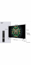 TCL 55C69K televizor 139,7 cm (55") 4K Ultra HD Smart TV Wi-Fi Metalická