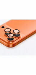 Amazingthing Ochranné sklo pro iPhone 17 Pro / Pro Max - s oranžovým rámečkem