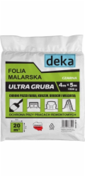 Deka malířská fólie ULTRA SILNÁ ČERNÁ MALÍŘSKÁ FÓLIE 4*5M 1500G