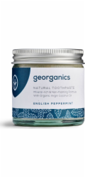 Georganics Minerální zubní pasta v kelímku, anglická máta peprná, 60 ml