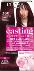 L OREAL Barva na vlasy L'OREAL Casting Creme Gloss 360 Třešňově černá