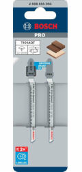 Bosch PILOVÝ KOTOUČ T PRO HARDWOOD CLEAN CURVE T101AOF 83 mm / 2 ks.