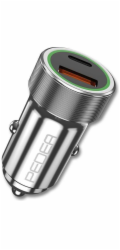 Pedea PEDEA KFZ-Schnelladegerät Dual PD Charger 20 Watt USB Typ A/C, silbe