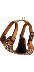 Dingo Beztlakový postroj DINGO S 1,5 cm / 30-38 cm leopard