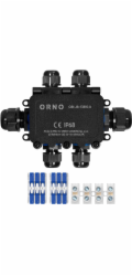 Orno Krabice bez HD IP68, 0,5–6,0 mm2, 2 vývodky M20, 4 vývodky M16