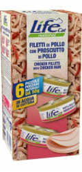 Life Pet Care Life Cat Mokré krmivo pro kočky Kuřecí šunka 6x50g