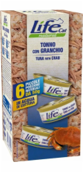 Life Pet Care Krmivo pro kočky Life Cat s tuňákem a krabem 6x50g