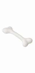 EBI gumová kostní hračka bílá/vanilka L 20,25 cm