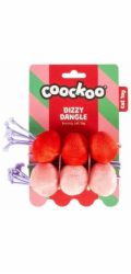 COOCKOO Plyšová kočka míčky růžové 60 cm