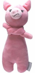 Beeztees Grumpy Pig Plyšová hračka pro psa 31 cm