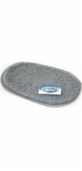 Duvo+ Duvo+ Nappa Mat Oval Grey 65x48cm