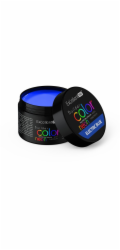 Cosmetics Zone Vynikající PRO Builder Color Neon s tixotropním stavitelným gelem Elektrická modrá 15g
