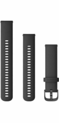 Garmin Silikonový řemínek na zápěstí Quick Release 20 (černý / popelavě šedý) (010-12932-11)