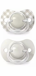 Suavinex 309057-FYZIOLOGICKÝ dudlík SX PRO 0-6M 2 ks béžový wild&free
