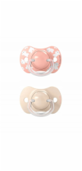 Suavinex 309064 - Fyziologický dudlík SX PRO 6-18 měsíců 2 ks růžový WILD&FREE