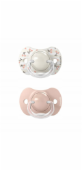 Suavinex 309055 - Fyziologický dudlík SX PRO 0-6M 2 ks růžové ptáci