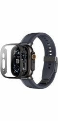 Amazingthing Ochranné sklo Radix Glass s pouzdrem pro Apple Watch Ultra 3 49mm - černé