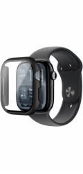 Amazingthing Ochranné sklo Radix Glass s pouzdrem pro Apple Watch Series 11 46 mm - černé