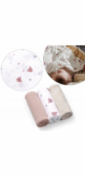 EgaKids BABY ONO 828/03 mušelínové plenky zmačkané super měkké ŠEDÉ