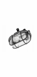 GTV Stropní svítidlo , kanálové svítidlo SANGUESA KAY E27 max. 40W AC220-240V IP44 ABS/sklo černé OS-KAY060-10