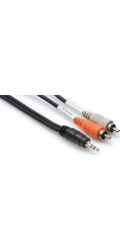 Hosa Kabel Jack 3,5 mm - RCA (Cinch) x2 3m černý (CMR-210)