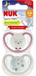 NUK dudlík USP SIL 2EL 0-6M VELIKOST/POP10730578 1/6