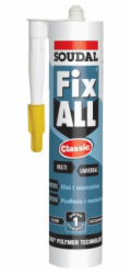 Soudal hybridní tmel Fix All Classic 290ml černý