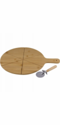 Alpina - Servírovací sada na pizzu, prkénko 34 cm + nůž