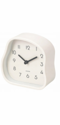 Home Styling Collection Kolekce bytového stylingu AMORPH stolní hodiny se skleněnou přední stranou 12 cm