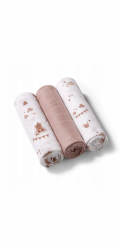 BabyOno BABY ONO 397/15 PŘÍRODNÍ BAMBO* HNĚDÉ BAMBUSOVÉ PLENKY