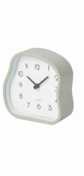 Home Styling Collection Kolekce bytového stylingu AMORPH stolní hodiny se skleněnou přední stranou, 12 cm