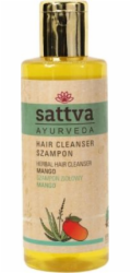 Sattva Hydratační bylinný šampon Hair Cleanser s příchutí manga 210 ml