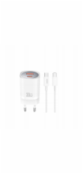 XO Nabíječka CE21 pro telefon, nabíječka typu C/USB + kabel typu C 1 m CE21 TYPE C (6920680853915)