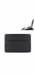 NoName Pouzdro Devia, pouzdro, brašna na notebook / MacBook ultra tenké se stojánkem 13,3  , umělá kůže, černá