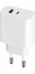 MaxLife Nabíječka Maxlife PD QC Síťová nabíječka MXTC-06 1x USB-C 1x USB 30W Bílá