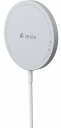 Devia Inteligentní magnetická indukční nabíječka 15W bílá