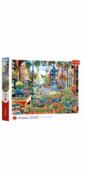 Trefl PUZZLE 2000 Květinářství v Amsterdamu 27128