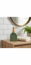 Bathroom Solutions Dávkovač mýdla do koupelny Keramický dávkovač mýdla BOGEN, 320 ml