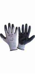 Lahti Pro Latexové rukavice šedo-černé l212308p, 12 párů, 8 kusů, lahti