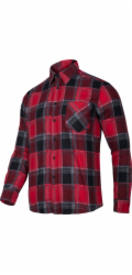 Lahti Pro Flanelová košile červená, 120G/M2, 3XL (LPKF13XL)
