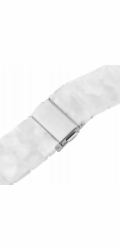 Fixed Pevný pryskyřičný řemínek s rychloupínáním 22 mm pro chytré hodinky, nebesky bílá