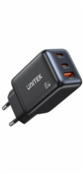 NABÍJEČKA GAN 2xUSB-A, USB-C, PD 3.0, 65 W