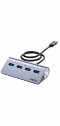 Unitek USB HUB Unitek Ergonomický USB-C Hub | 4x USB-A | 5 Gb/s