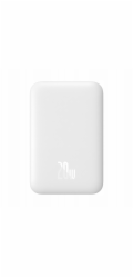 Baseus Powerbanka Airpow 6000mAh 20W s kabelem Baseus Simple USB-C (20V/3A) 30cm - bílá