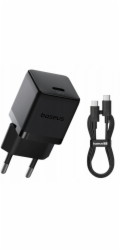 Baseus Nabíječka Fast Palm Wall Charger 30W USB-C QC3.0 PD3.0 s 1m kabelem USB-C černá P10111605113-01 (6932172677398)